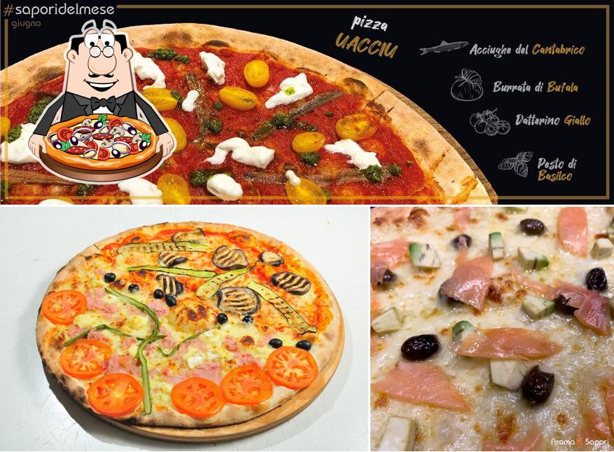 A Aroma & Sapori Pizzeria, puoi assaggiare una bella pizza