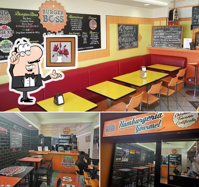 Dai un'occhiata agli interni di Burger Boss