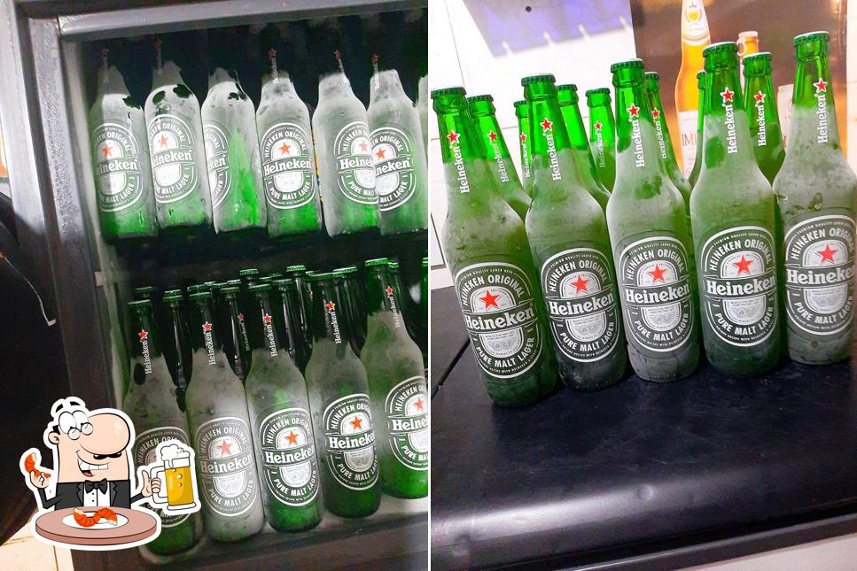 Você pode tomar um copo de cerveja leve ou escura