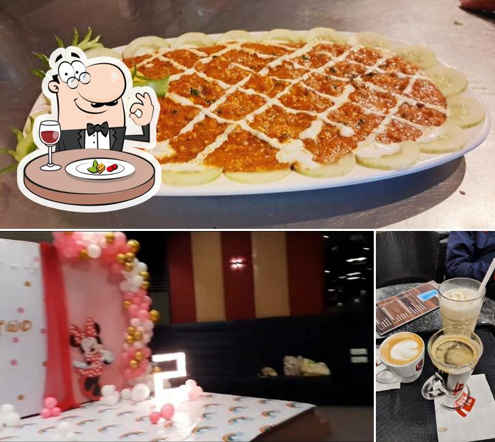 The restaurant's food and beverage
