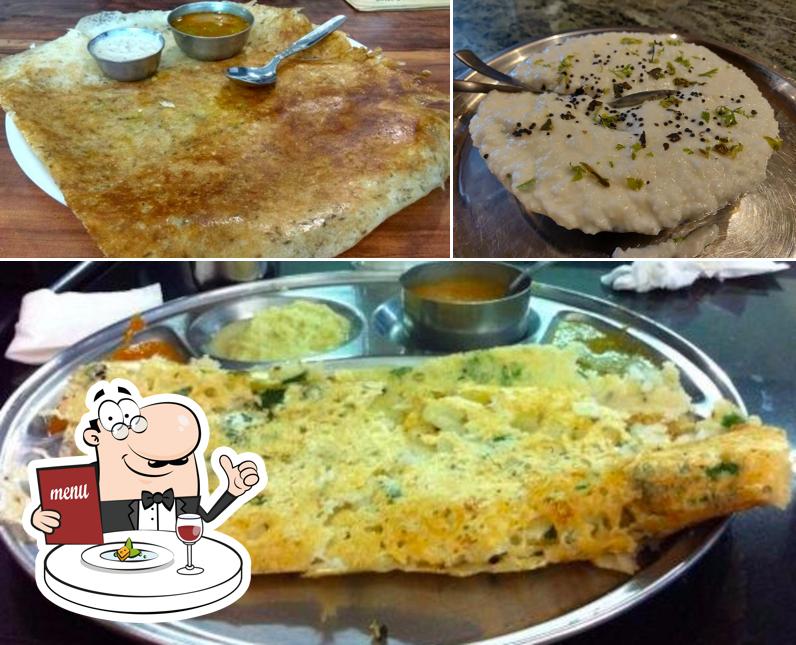 Food at Madras Hotel( south indian restaurant and rooms .)