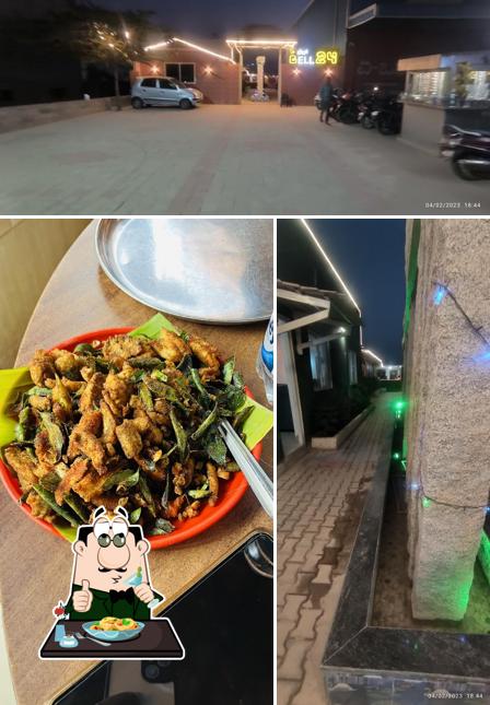 The image of food and exterior at Bell24 Family Resturant