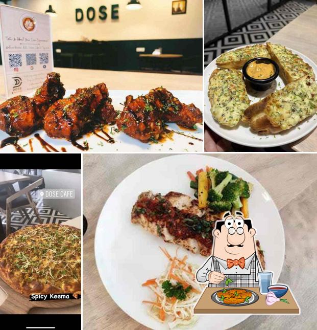 Chicken wings at Dose Cafe