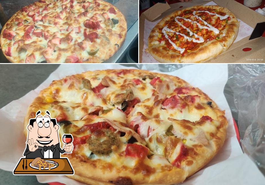 At Hungry House, you can try pizza