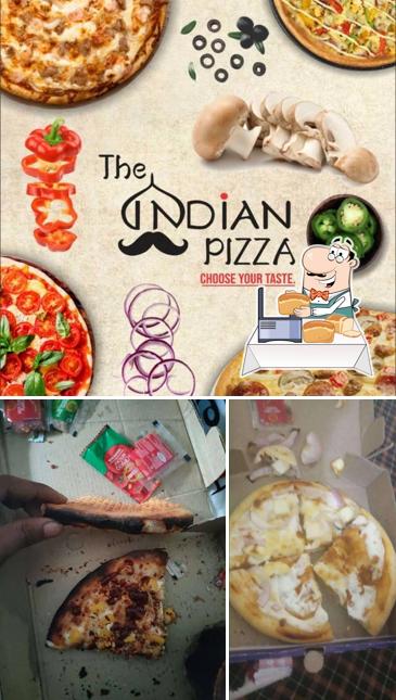 Garlic bread at The Indian Pizza