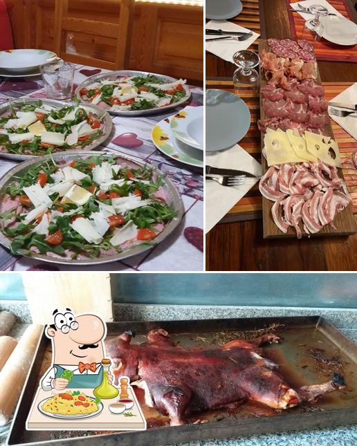 Cibo al Trattoria Antica di Ranieri Massimo, Alexandra, Christian