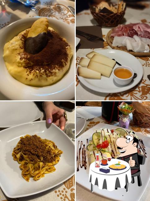 Piatto di formaggi al Trattoria Valerio