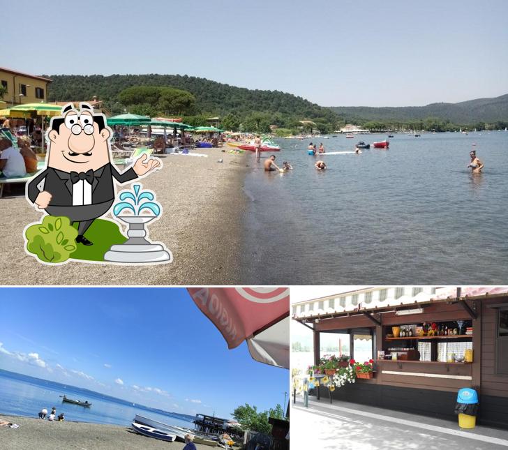 La foto di esterno e interni da Ristorantino Da Maria Veranda sul lago