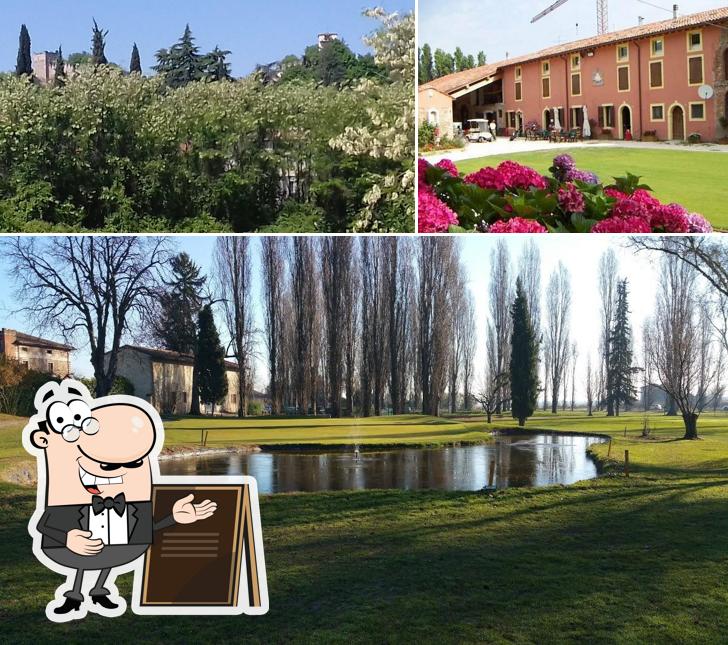 Puoi goderti l'aria fresca dal dehors di Le Vigne del Garda Golf & Padel club