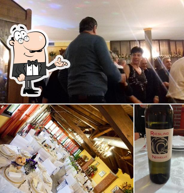 Parmi les diverses choses de la intérieur et la de l'alcool, une personne peut trouver sur Trattoria Bellaria
