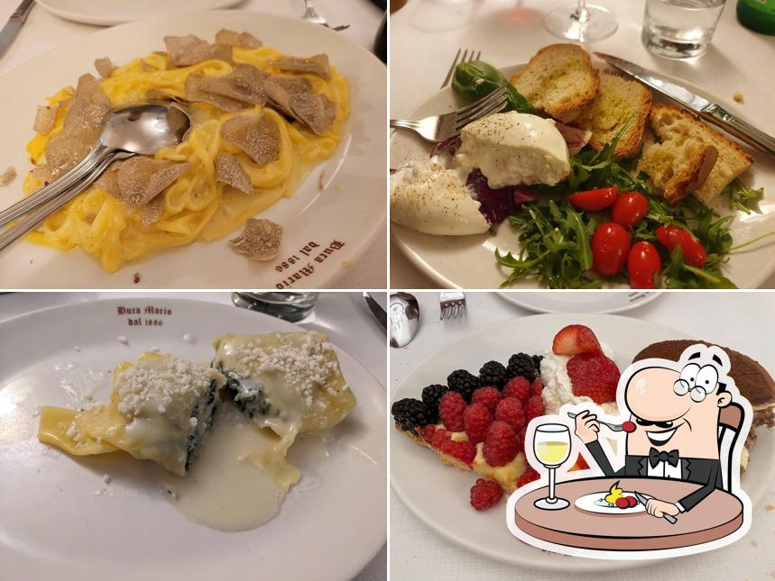 Cibo al Ristorante Buca Mario