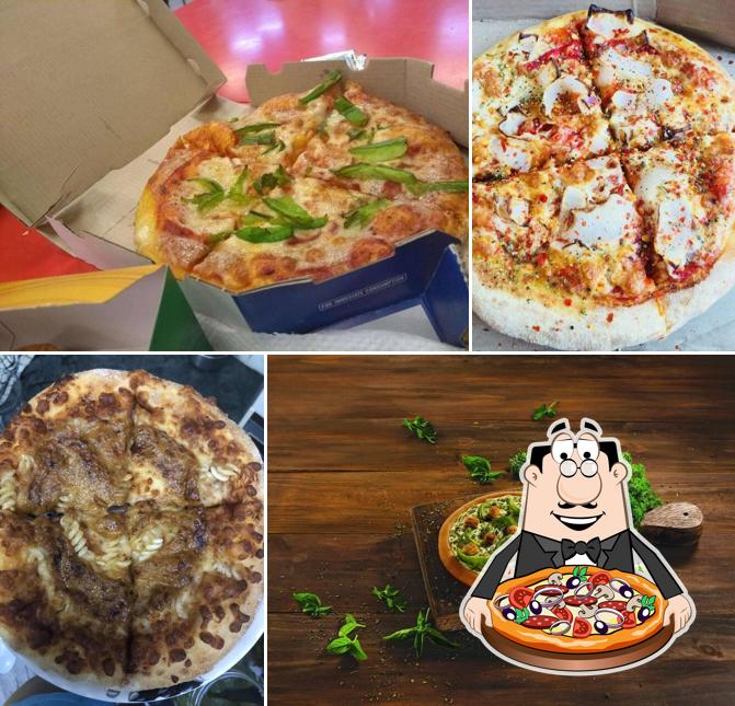 At Domino's, you can try pizza