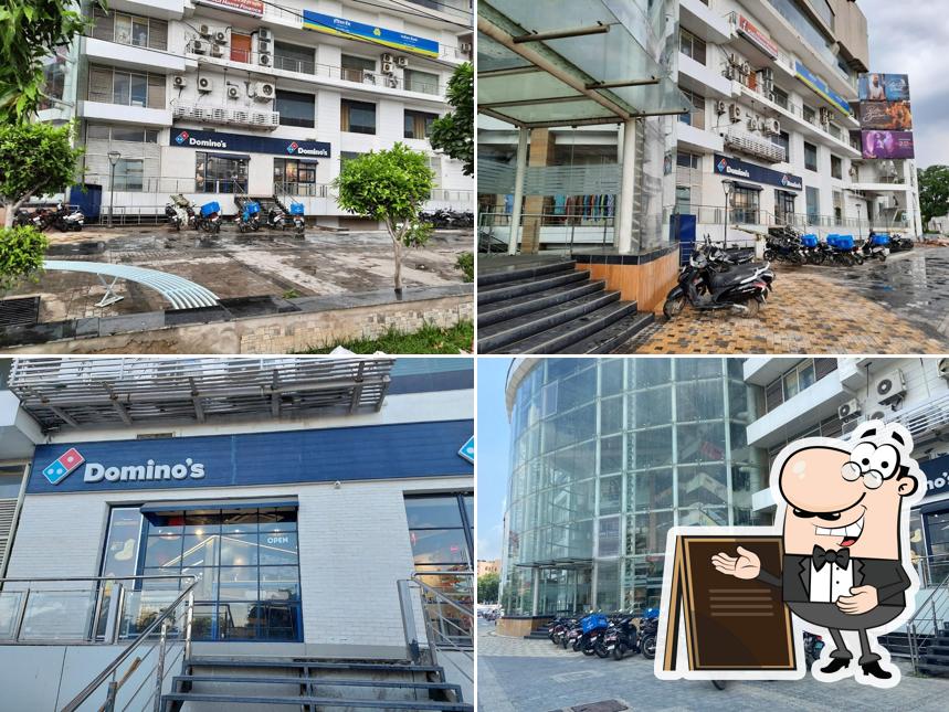 Enjoy the view at the outside area of Domino's Pizza