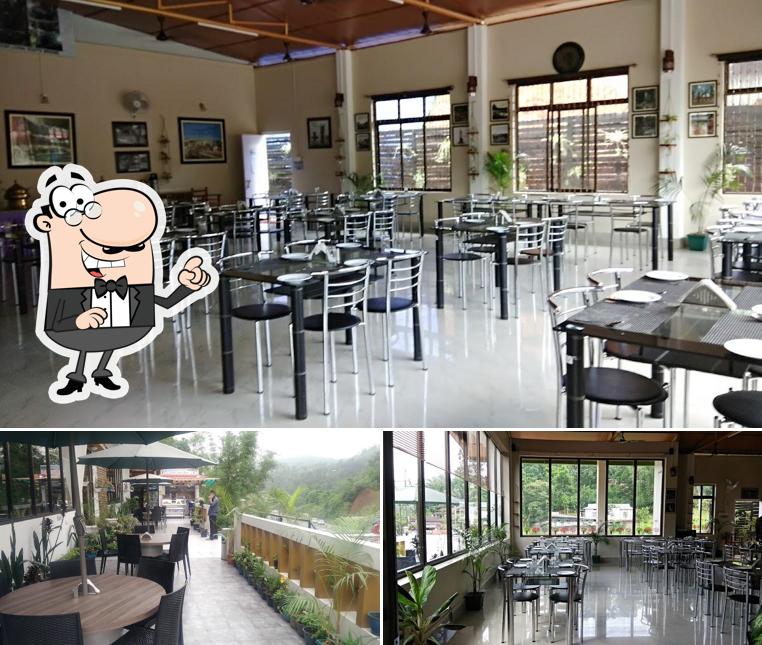 The interior of Excelencia Restaurant, Nongpoh