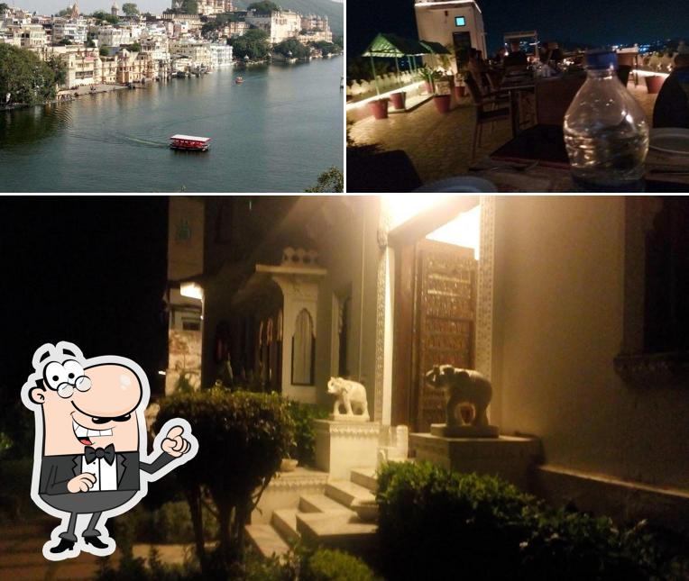 Among various things one can find exterior and interior at Jharokha Multicuisine Restaurant