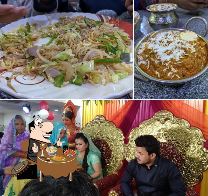 This is the picture showing food and interior at Annpurna Shudh Shakahari Bhojnalaya