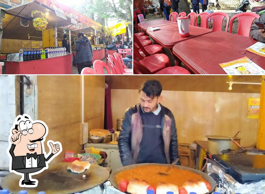 The interior of Manali Chaat Corner