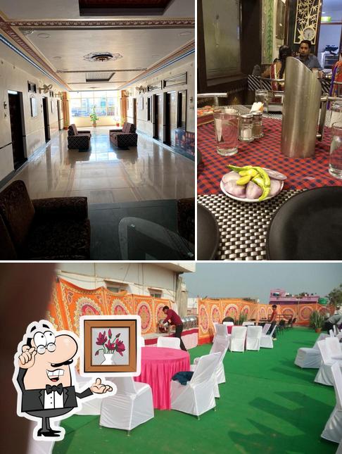 The interior of Hotel Karauli Ajay