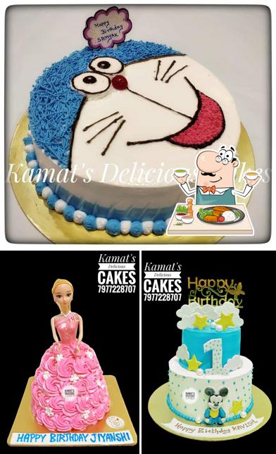 Food at Kamats Delicious Cakes