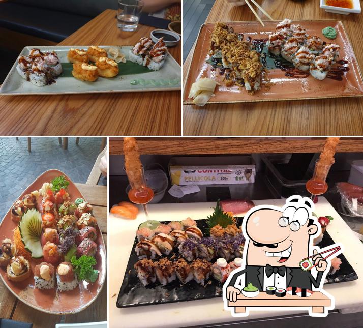 Prenditi le varie opzioni di sushi