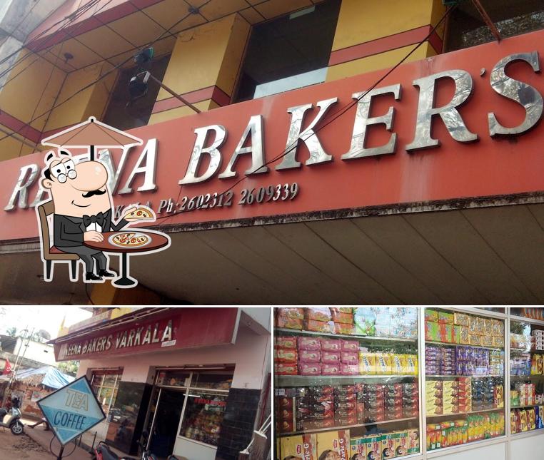 The picture of exterior and food at REENA BAKER'S MAITHANAM VARKALA BRANCH RAILWAY STATION