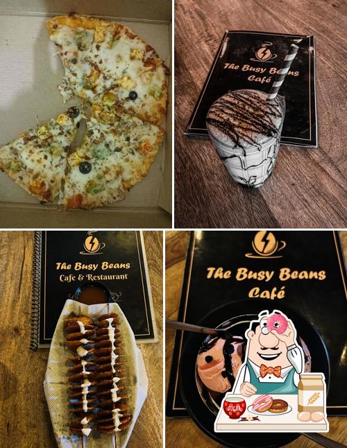 The busy beans cafe & Restaurant serves a variety of desserts