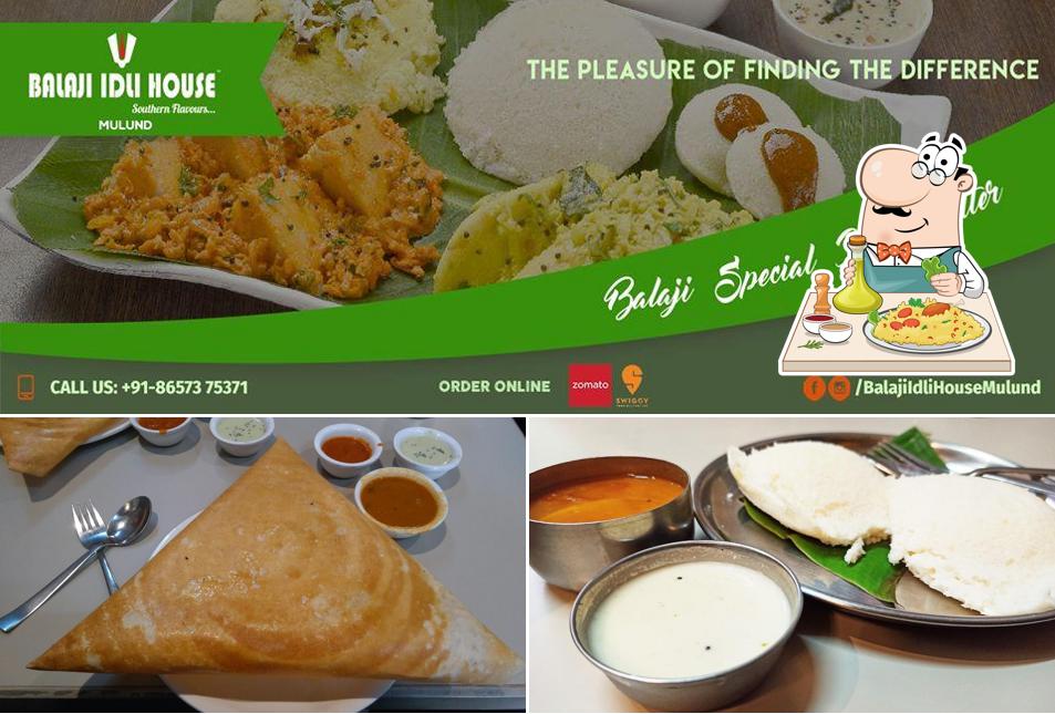 Meals at Balaji Idli House