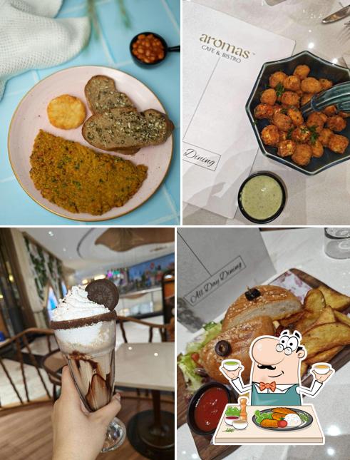 Food at Aromas Cafe & Bistro