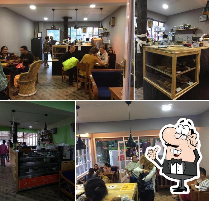 The interior of Bogdo Cafe