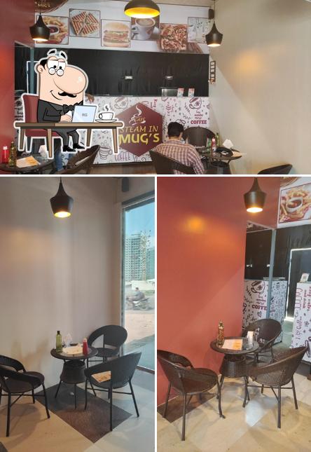 The interior of CAFE STEAM IN MUG'S
