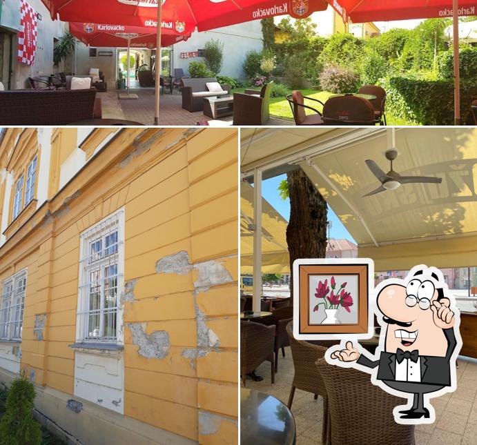 Gli interni di Caffe bar Garden
