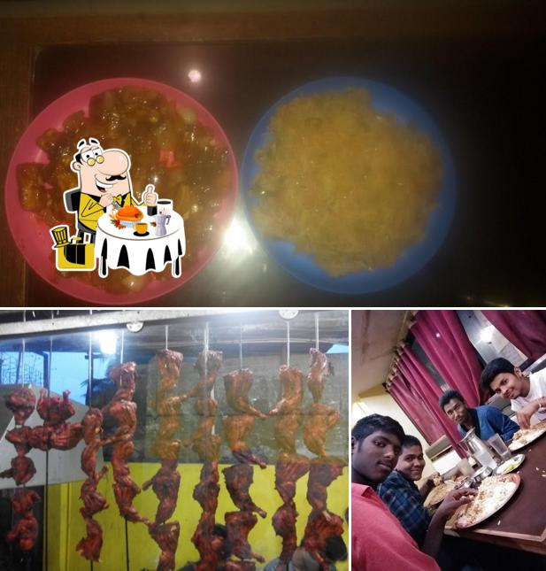 The image of food and dining table at Green Park Biryani House