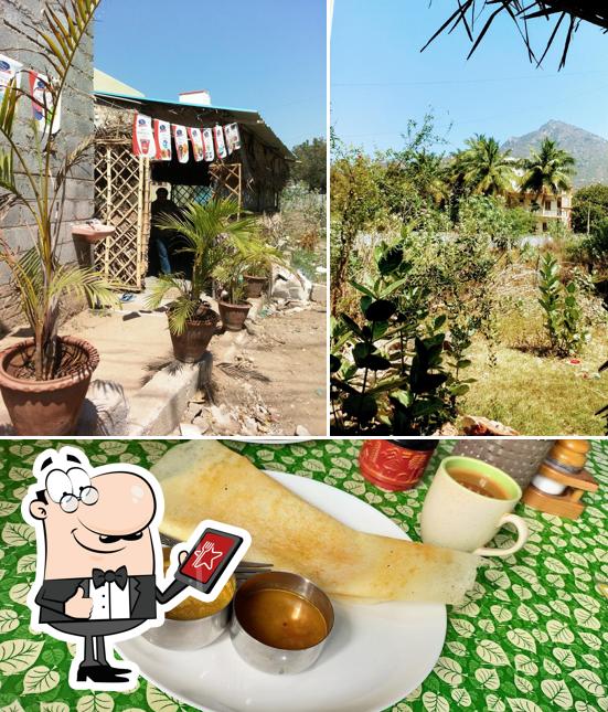 Among various things one can find exterior and food at Kavin's Cafe