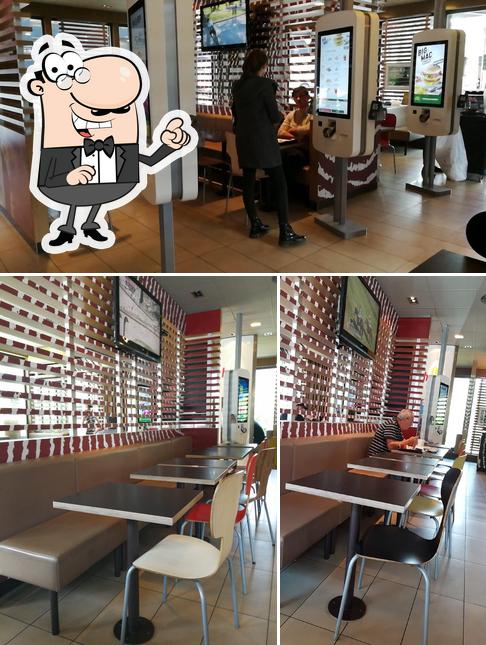 Gli interni di McDonald’s