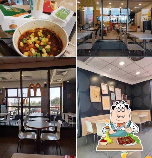 Order meat meals at McDonald's