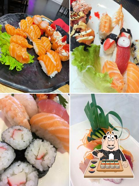 Scegli le diverse opzioni di sushi