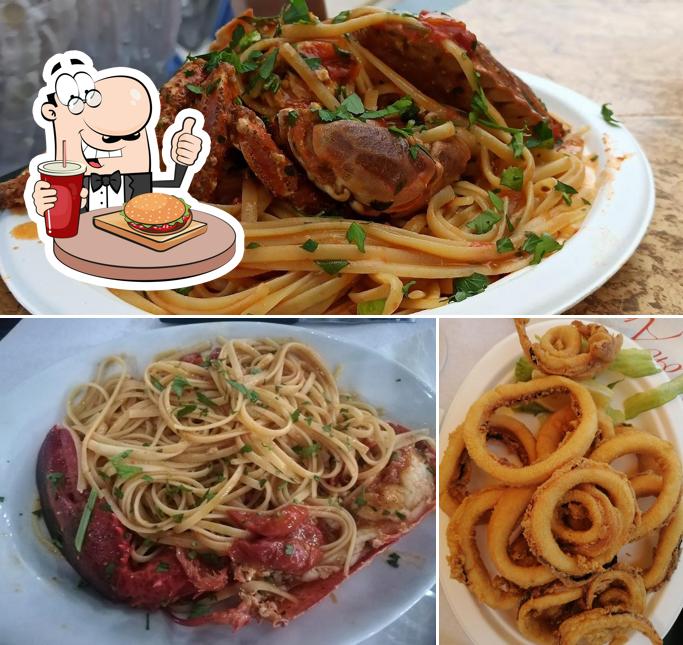 Ordina un hamburger a Approdo di Enea