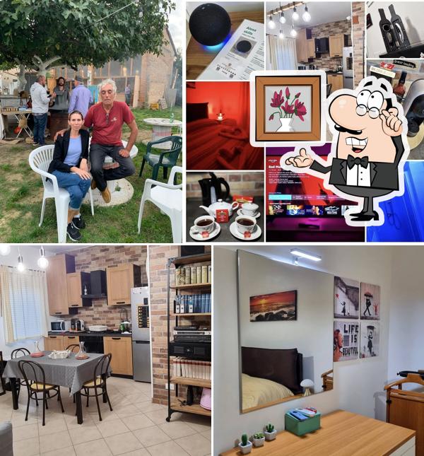 Gli interni di A casa di Luca