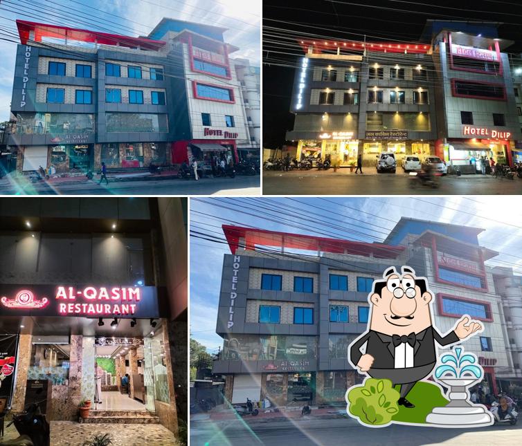 The exterior of AL-QASIM RESTAURANT