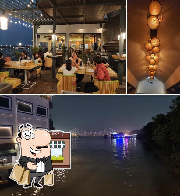 Take a look at the outside area of Bridge Bistro Bar