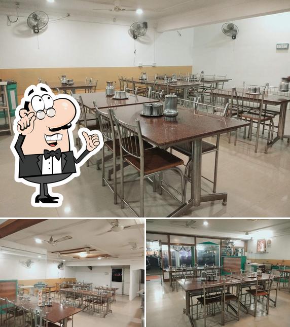 Check out how Hotel High class vegetarian restaurant looks inside