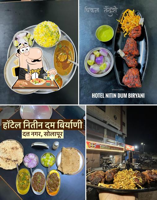 Food at Hotel Nitin Dum Biryani