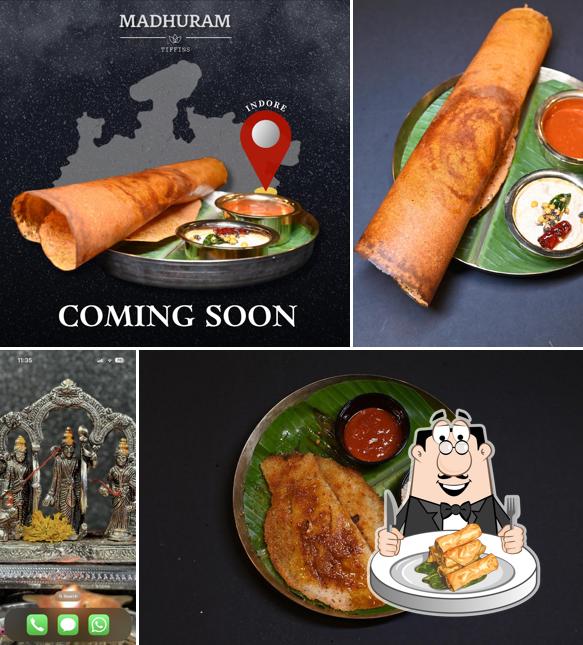Spring rolls at Madhuram Tiffins Indore