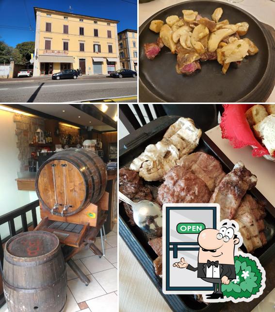 Gli esterni di Trattoria La Tagliata