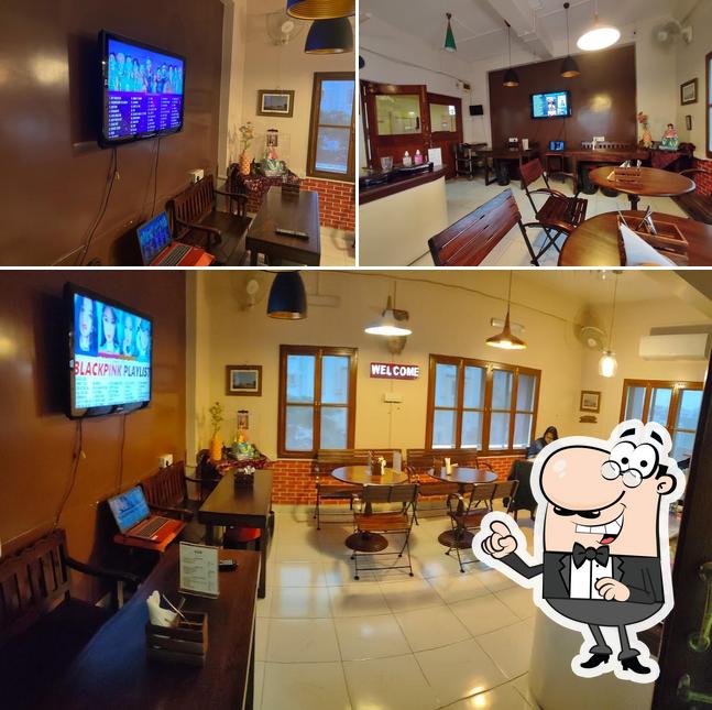 Take a seat at one of the tables at Sonamoo Restaurant