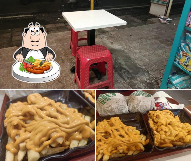 Take a look at the photo showing food and interior at The Burger Junction-Desi Taste