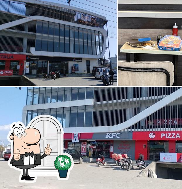The photo of exterior and beverage at Domino's Pizza Subhash Nagar, Dehradun