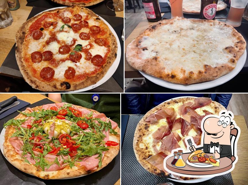 Commandez différents types de pizzas