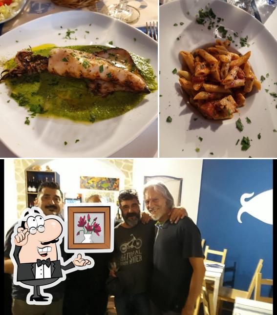 Dai un'occhiata agli interni di Il pesce azzurro osteria