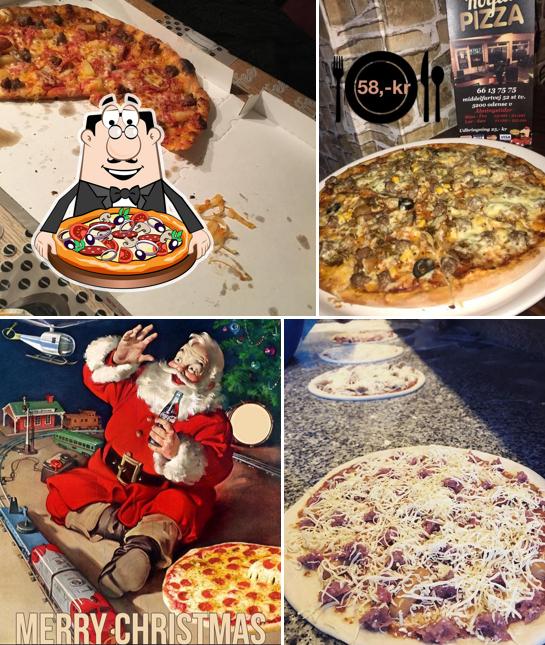 Essayez de nombreux genres de pizzas